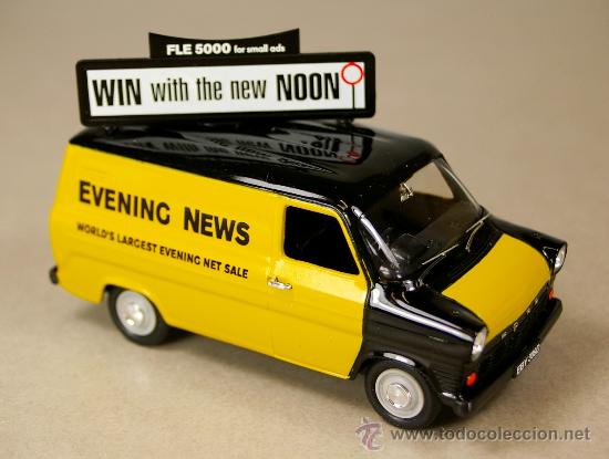 Coches a escala: FORD TRANSIT VAN MK I - EVENING NEWS - VANGUARDS 1/43 NUEVO en CAJA ORIGINAL