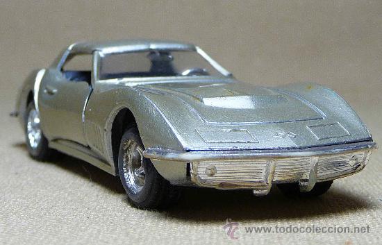 Model Cars: AUTOMOVIL METALICO, CORVETTE, ESCALA 1/43, INTER CARS, ESPA&Ntilde;A