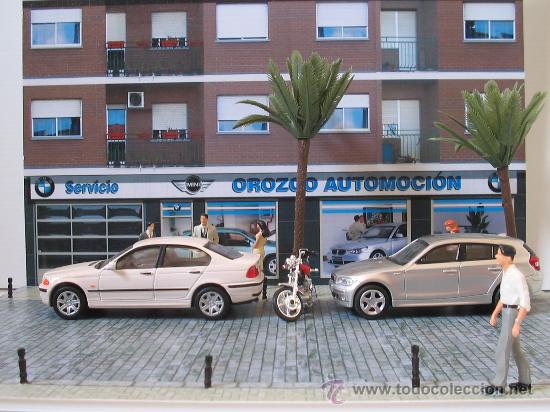 Model Cars: BMW 1/43. DIORAMA CONCESIONARIO 1/43. M&oacute;dulo en Calle. . . JRdioramas.