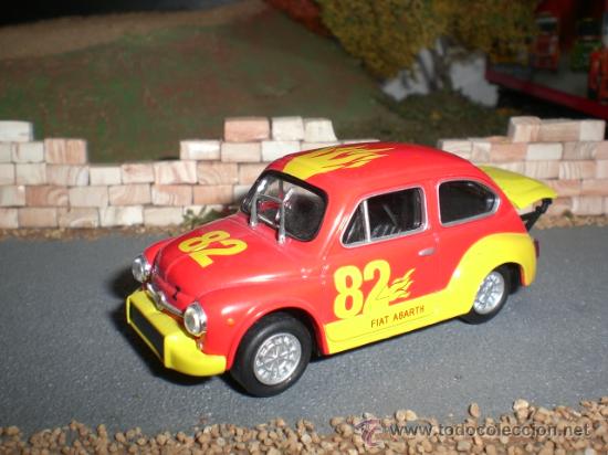 Voitures &agrave; l'&eacute;chelle: FIAT 600 SOLIDO 1/43. Abarth # 82.Colecci&oacute;n Salvat.