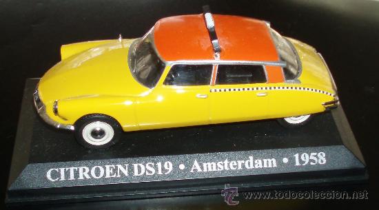 Voitures &agrave; l'&eacute;chelle: citroen DS19 amsterdam 1958