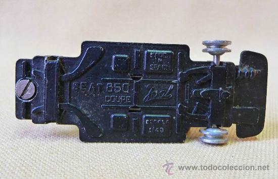 Carros em escala: CHASIS, AUTOMOVIL METALICO, COUPE SEAT 850, ESCALA 1/43, JOAL, ESPA&Ntilde;A