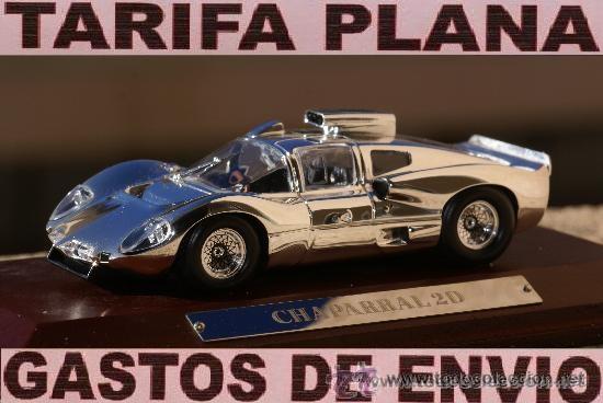 Voitures &agrave; l'&eacute;chelle: CHAPARRAL 2D BA&Ntilde;ADO EN PLATA ESCALA 1:43 DE ALTAYA EN SU CAJA