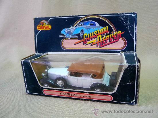 Coches a escala: COCHE DE METAL, GUISVAL, cadillac v 16 1932, , MADE IN SPAIN, ESCALA 1/43