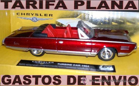 Voitures &agrave; l'&eacute;chelle: CHYRSLER TURBINE CAR 1964 ESCALA 1:43 DE NEW RAY EN CAJA no original