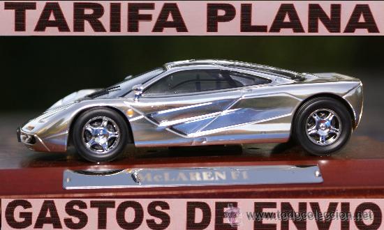 Voitures &agrave; l'&eacute;chelle: MCLAREN F1 BA&Ntilde;ADO EN PLATA ESCALA 1:43 DE ALTAYA EN SU CAJA