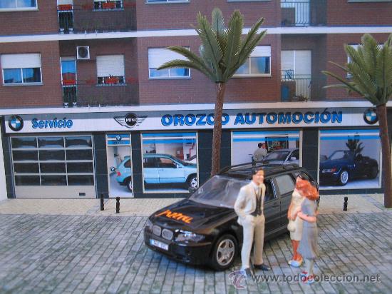 Carros em escala: Diorama 1/43 Concesionario BMW. Escala 1/43. (m&oacute;dulo En Calle)