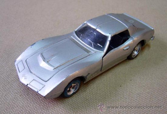Model Cars: OCHE, COCHE METAL, INTER CARS, CORVETTE, ESCALA 1:43, REF 101