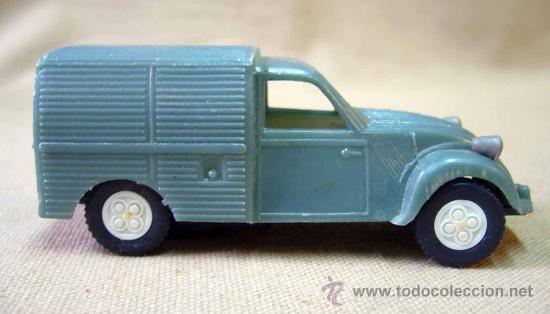 Coches a escala: FURGONETA, PLASTICO, AR, CITROEN 2 CV, A FRICCION