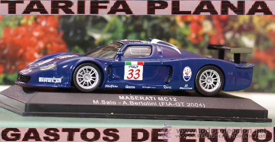 Coches a escala: MASERATI MC12 M.SALO-A.BERTOLINI (FIA-GT 2004) ESCALA 1:43 DE ALTAYA EN SU CAJA