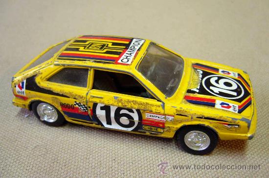 Model Cars: COCHE METALICO, VOLKS WAGEN VW, SCIROCCO, ESPA&Ntilde;A, ESCALA: 1:43, EJE SUELTO