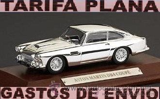 Coches a escala: ASTON MARTIN DB4 COUPE BA&Ntilde;ADO EN PLATA ESCALA 1:43 DE ALTAYA EN CAJA