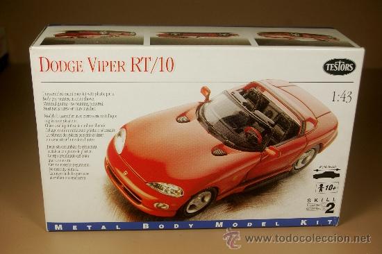 Model Cars: TESTORS - DODGE VIPER RT/10 - 1998 - KIT METAL Pintura Original 1/43 - Nuevo/Caja - RARO..!