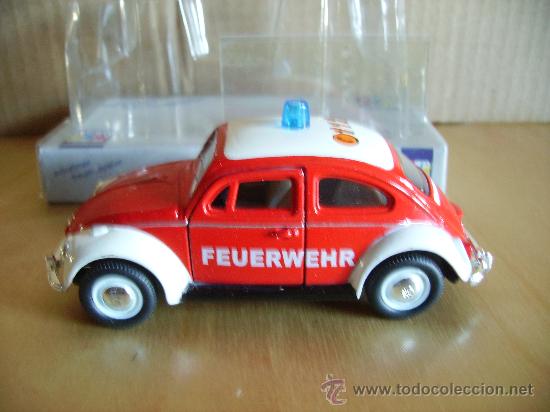 Coches a escala: HONGWELL ---- VW BEETLE BOMBEROS - Foto 1