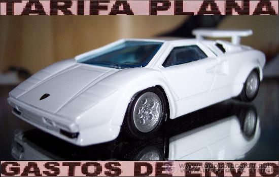 Coches a escala: LAMBORGHINI COUNTACH ESCALA 1:43 DE BURAGO MODIFICADAS LAS RUEDAS (NO SE MUEVEN SON FIJAS ESTAN PEGA