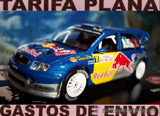 Coches a escala: SKODA FABIA WRC RALLYE DE MONTECARLO 2006 G. PANIZZI - H.PANIZZI ESCALA 1:43 ALTAYA EN CAJA
