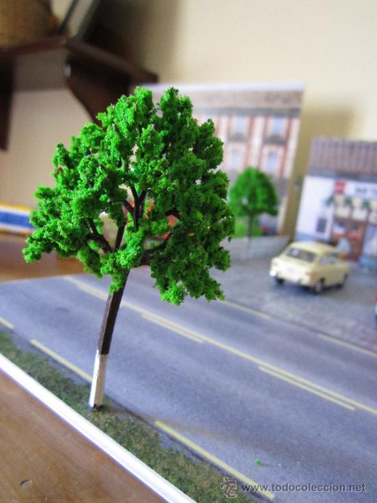 Voitures &agrave; l'&eacute;chelle: Complementos diorama 1/43: 3 arbolitos a escala.