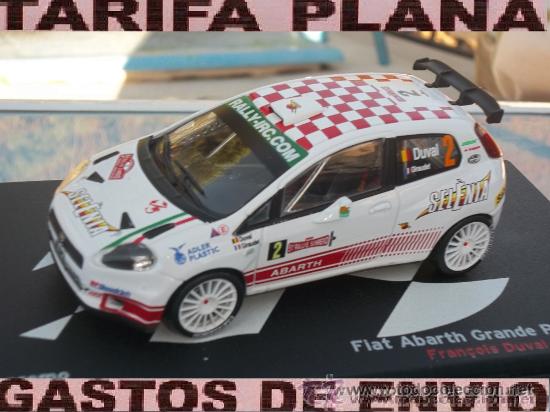 Voitures &agrave; l'&eacute;chelle: FIAT ABARTH GRANDE PUNTO S2000 RALLYE SANREMO 2009 FRANCOIS DUVAL - DENIS GIRAUDET ESCALA 1:43 ALTAY