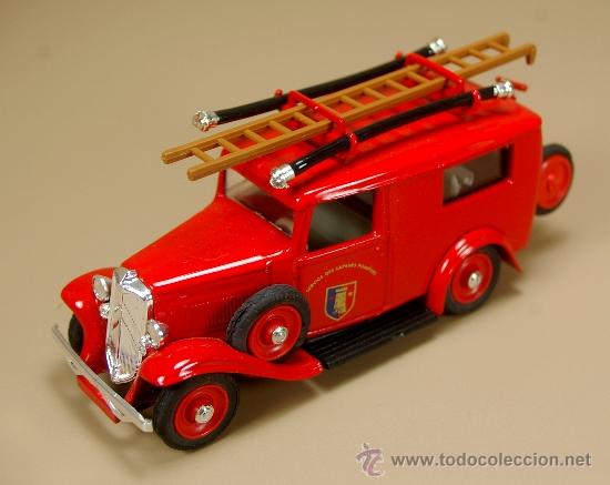Coches a escala: CITROEN 500 Kg SAPEURS POMPIERS BOMBEROS - Vintage ELIGOR France Escala 1/43 - Nuevo sin caja