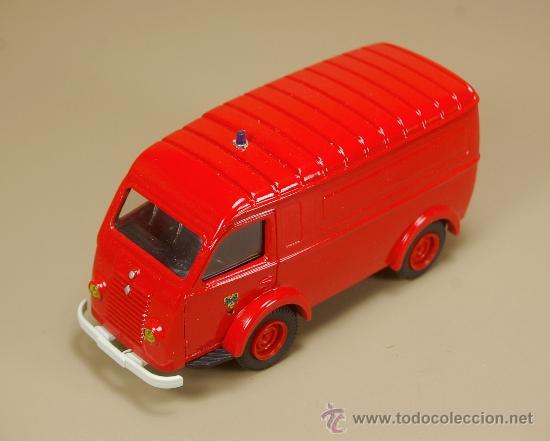Model Cars: RENAULT 1000 Kg SAPEURS POMPIERS BOMBEROS - Vintage ELIGOR Made in France Escala 1/43 Nuevo con caja
