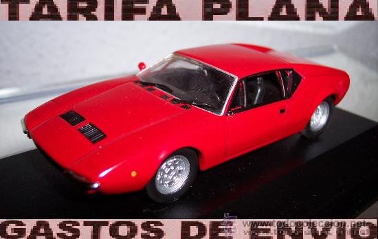 Coches a escala: DETOMSO PANTERA ESCALA 1:43 DE ALTAYA DEFECTO LE FALTA EL ESPEJO RETROVISOR IZQUIERDO EN CAJA (NO E