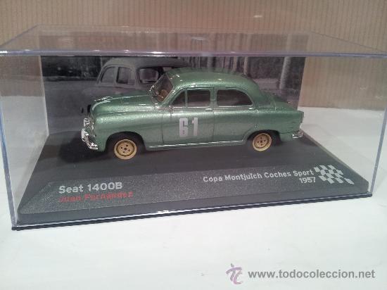 Voitures &agrave; l'&eacute;chelle: seat 1400B copa montjuich coches sport 1957 seat sport juan fernandez