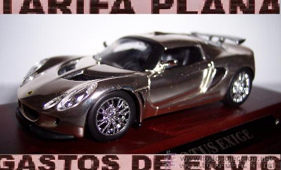 Voitures &agrave; l'&eacute;chelle: LOTUS EXIGE BA&Ntilde;ADO EN PLATA ESCALA 1:43 DE ALTAYA EN CAJA