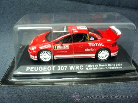 Coches a escala: WRC 1:43, PEUGEOT 307 WRC, Rallye de Monte Carlo 2004, Grohholm - Rautiainen