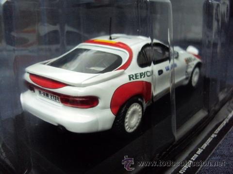Modellino Auto Toyota Celica Turbo 4WD Carlos Sainz, Scala 1:43, Rally Catalunya 92, Altaya-IXO