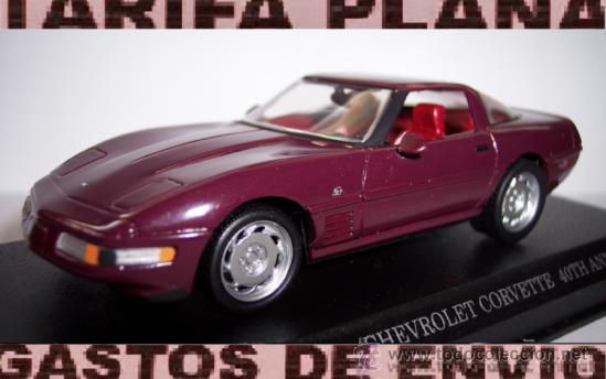 Auto in scala: CHEVEROLET CORVETTE ESCALA 1:43 DE DETAIL CARS EN SU CAJA