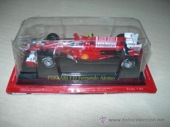 Model Cars: C0A / C0E - FERRARI F10 FERNANDO ALONSO. ESCALA 1:43 INCLUYE FASC&Iacute;CULO