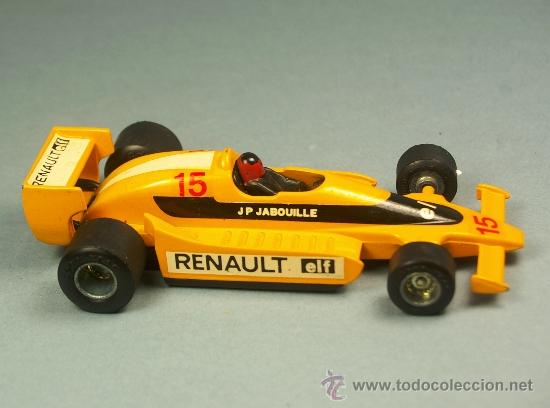 Voitures &agrave; l'&eacute;chelle: RENAULT ELF F1 RS 10 TURBO J.P. JABOUILLE Metal de PILEN VINTAGE - COMO NUEVO Muy Raro..!