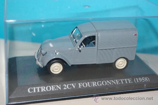 Coches a escala: CITROEN 2CV  FURGONNETTE  1958  ALTAYA,  1/43,  NUEVO