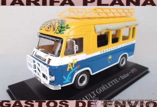 Voitures &agrave; l'&eacute;chelle: RENAULT GOELETTE DAKAR 1975 escala 1:43 DE ALTAYA EN SU BLISTER