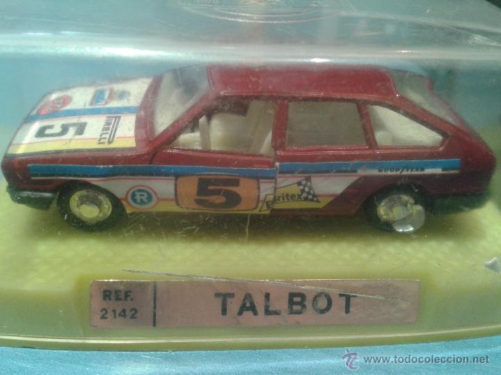 Coches a escala: TALBOT REFERENCIA 2142 A&Ntilde;OS 70 EN SU CAJA DE MIRA