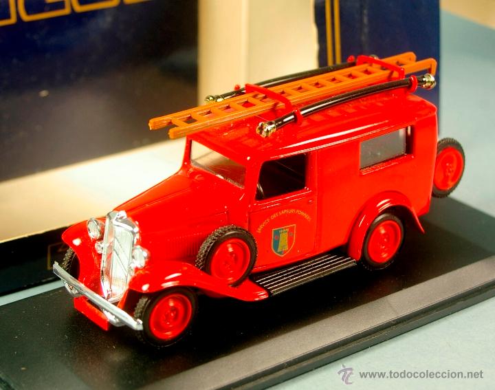 Coches a escala: ELIGOR CITROEN POMPIERS PREMIER SECOURS 1934 BOMBEROS Esc 1/43 VINTAGE NUEVO EN CAJA ORIGINAL