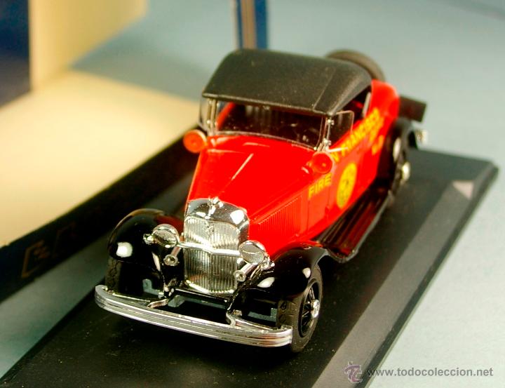 Voitures &agrave; l'&eacute;chelle: ELIGOR FORD V8 1932 POMPIERS FIRE CAR S. FRANCISCO USA BOMBEROS Esc 1/43 VINTAGE NUEVO/CAJA ORIGINAL