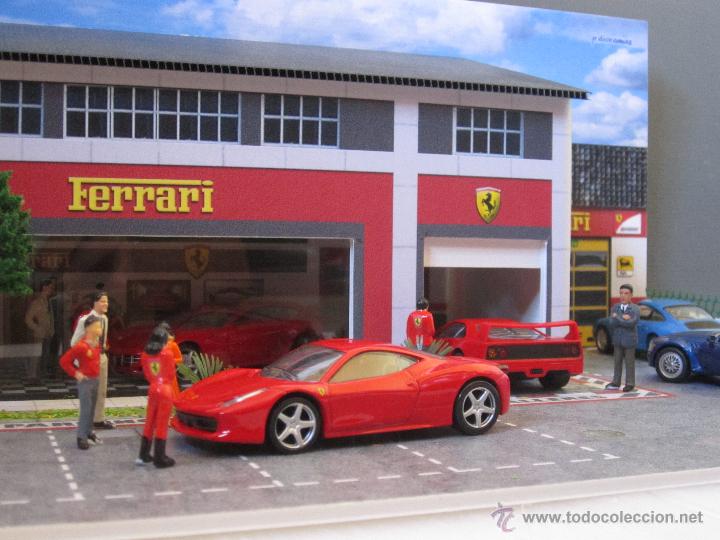 Voitures &agrave; l'&eacute;chelle: Maqueta para exponer Ferraris 1:43. . . . Jr Dioramas.