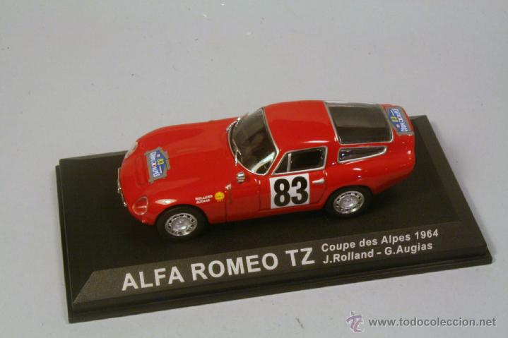 Model Cars: IXO ALTAYA.Alfa Romeo TZ #83 Coupe des Alpes 1964  Rolland-Augias . Nuevo en peana sin blister