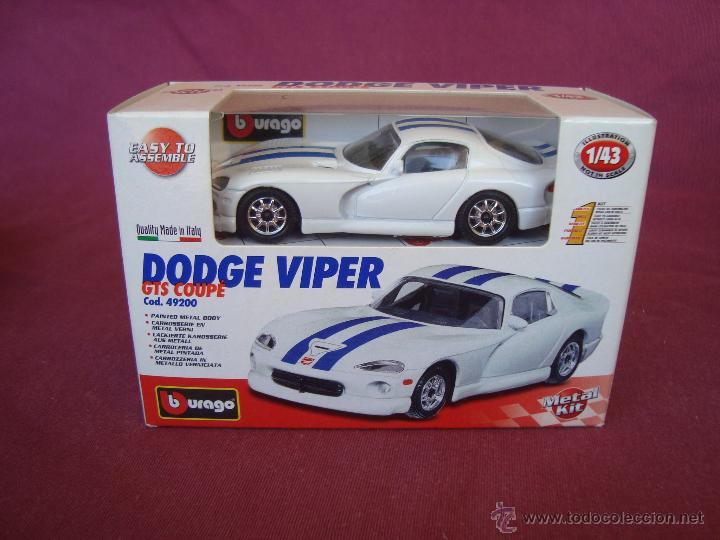 Coches a escala: DODGE VIPER DE BURAGO BBURAGO 1,43.SPECIAL EDITION