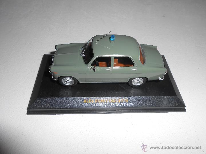 Modellino Auto Alfa Romeo Giulietta Polizia Stradale 1959 1/43