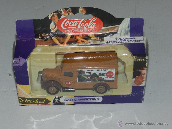 Coches a escala: (A48) COCHE CLASSIC ADVERTISING COCA-COLA , CAMION PUBLICITARIO CON BLISTER
