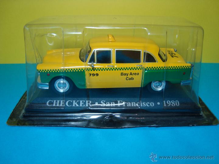 Carros em escala: CHECKER TAXI DE SAN FRANCISCO DE IXO ALTAYA 1,43 NUEVO EN CAJA