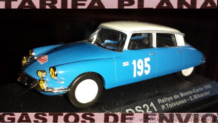 Voitures &agrave; l'&eacute;chelle: CITROEN DS21 RALLYE DE MONTECARLO 1966 P.TOIVONEN - E.MIKANDER ESCALA 1:43 DE ALTAYA EN caja