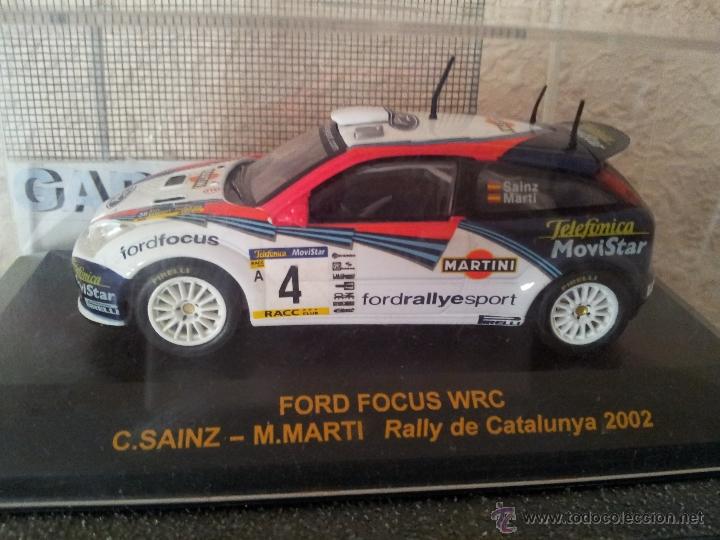 Auto in scala: FORD FOCUS WRC  RALLY CATALUNYA 2002,  C.SAINZ,  1:43,  METAL, NUEVO