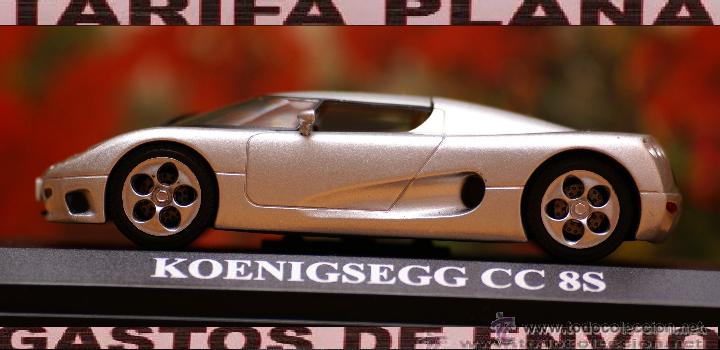 Coches a escala: KOENIGSEGG CC 8S ESCALA 1:43 DE ALTAYA EN SU CAJA