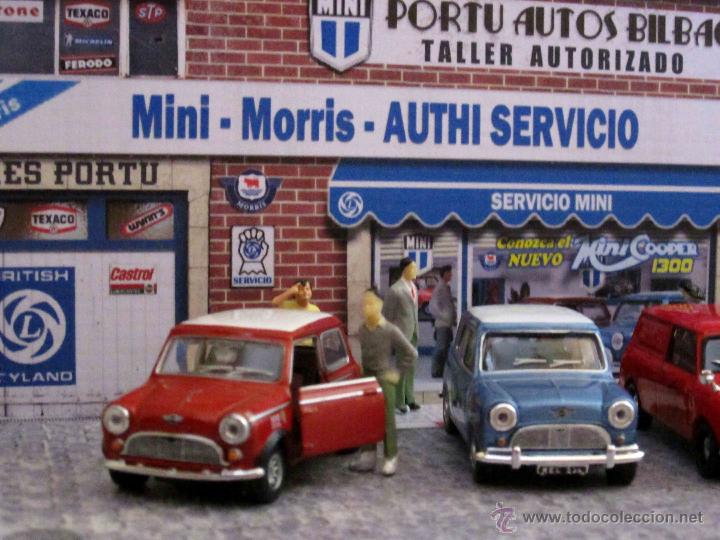 Voitures &agrave; l'&eacute;chelle: Mini 1/43. Diorama Taller Servicio Mini Cl&aacute;sico para exposici&oacute;n de miniaturas a escala 1/43.