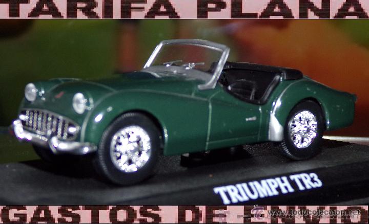 Voitures &agrave; l'&eacute;chelle: TRIUMPH TR3 ESCALA 1:43 DE DEL PRADO EN caja no original