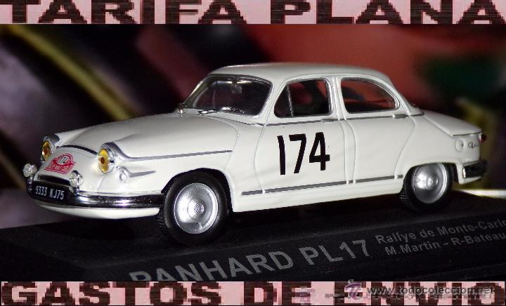 Coches a escala: PANHARD PL17 RALLYE DE MONTECARLO 1961 M.MARTIN - R.BATEAU ESCALA 1:43 DE altaya EN SU CAJA