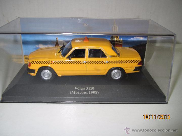 Auto in scala: Descatalogado VOLGA 3110 - Taxi de MOSCU del A&ntilde;o 1998 en Escala 1:43 - a Estrenar.